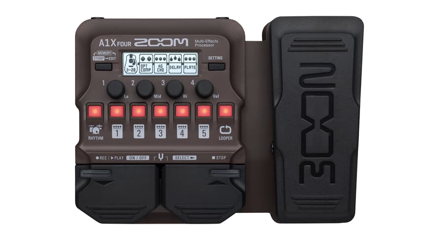 Zoom A1X FOUR Pedale multieffetto per strumenti acustici