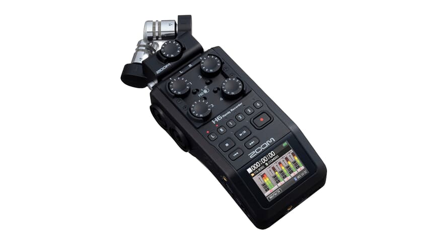 Zoom H6 nero Registratore portatile