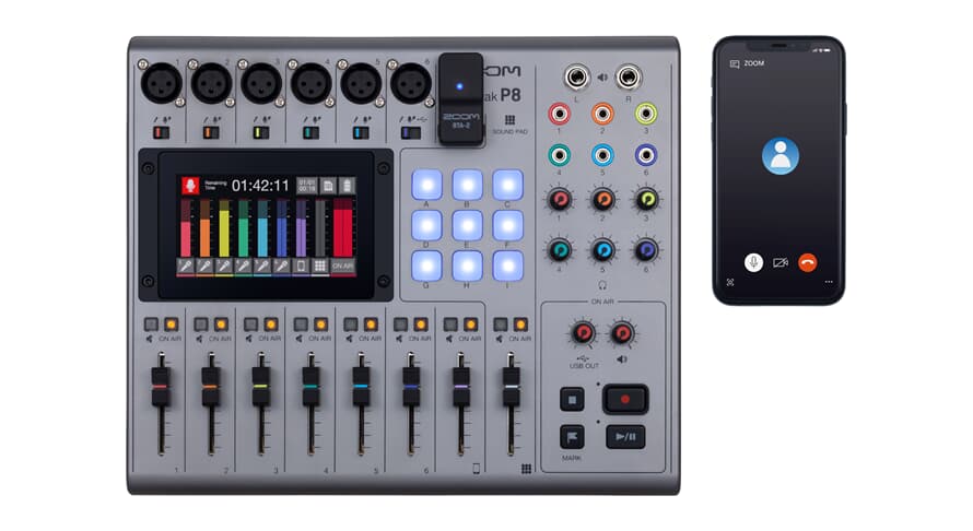 Zoom P8 PodTrak Registratore di podcast