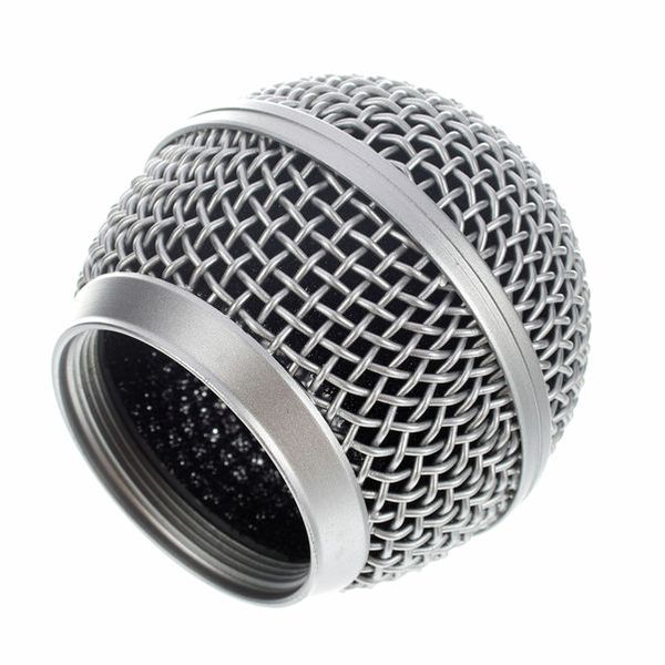 T.bone SM58 replacement screen silver - Rimpiazzo testa SM58, Silver