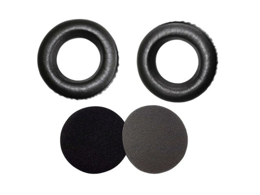 BEYERDYNAMIC EDT C-ONE - Cuscinetti auricolari in pelle morbida, neri per Custom One / Custom Game / 935433, incl. dischi in schiuma