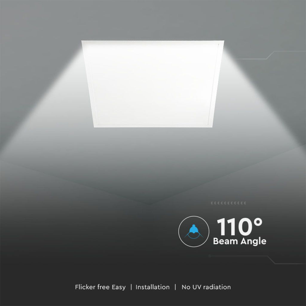 V-TAC Pannello LED 36W 120LM/W 600*600mm Montaggio a Plafone/Incasso 6400K Driver Incluso