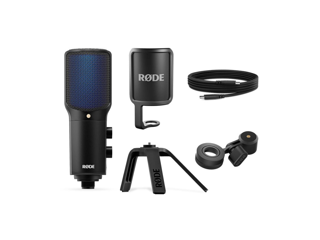 RODE NT-USB+ - Microfono a condensatore professionale USB-C con DSP avanzato