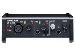 TASCAM US-1x2HR - USB Audio Interface, 2 In/Out, USB 2.0