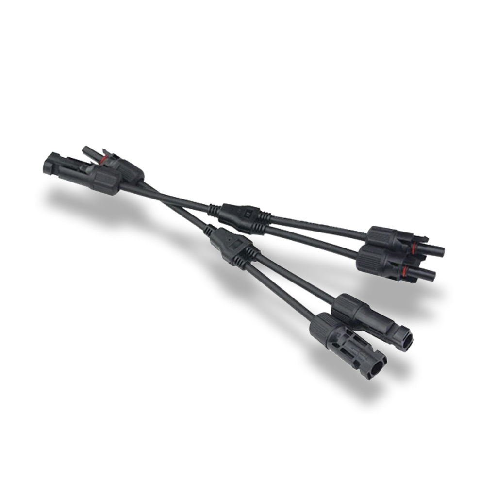 V-TAC Cavo con Connettori per Collegamento a Power Station di 2 Pannelli Fotovoltaici Portatili