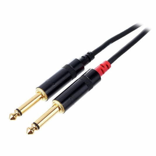 Cordial CFY 0,9 WPP Y-Audiokabel 2x Jack Mono 1x Mini Jack 0,9m
