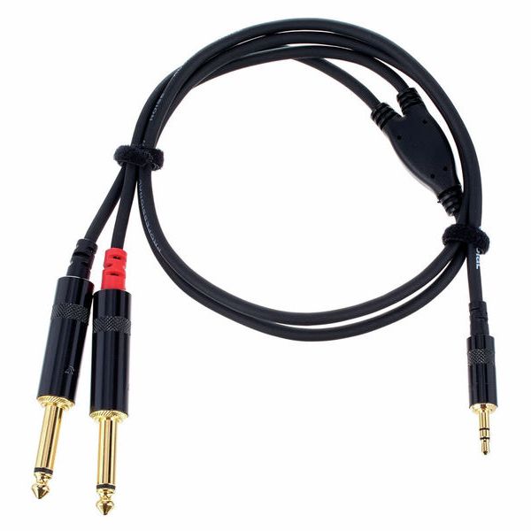 Cordial CFY 0,9 WPP Y-Audiokabel 2x Jack Mono 1x Mini Jack 0,9m