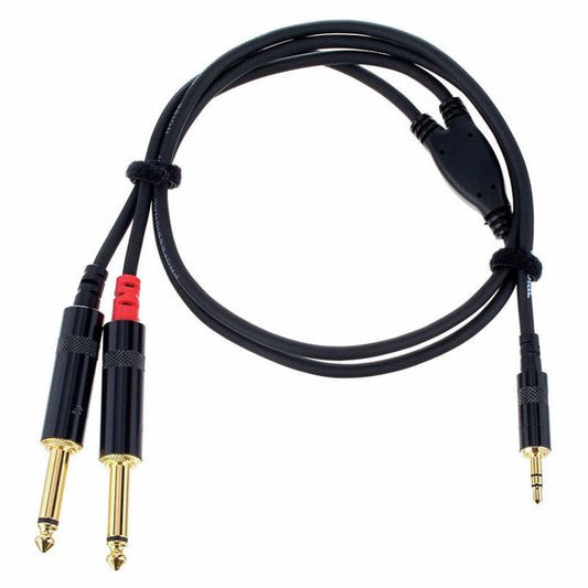 Cordial CFY 0,9 WPP Y-Audiokabel 2x Jack Mono 1x Mini Jack 0,9m