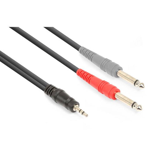 Vonyx CX332-6 Jack da 3,5 mm - Jack da 6,3 mm / 6 metri