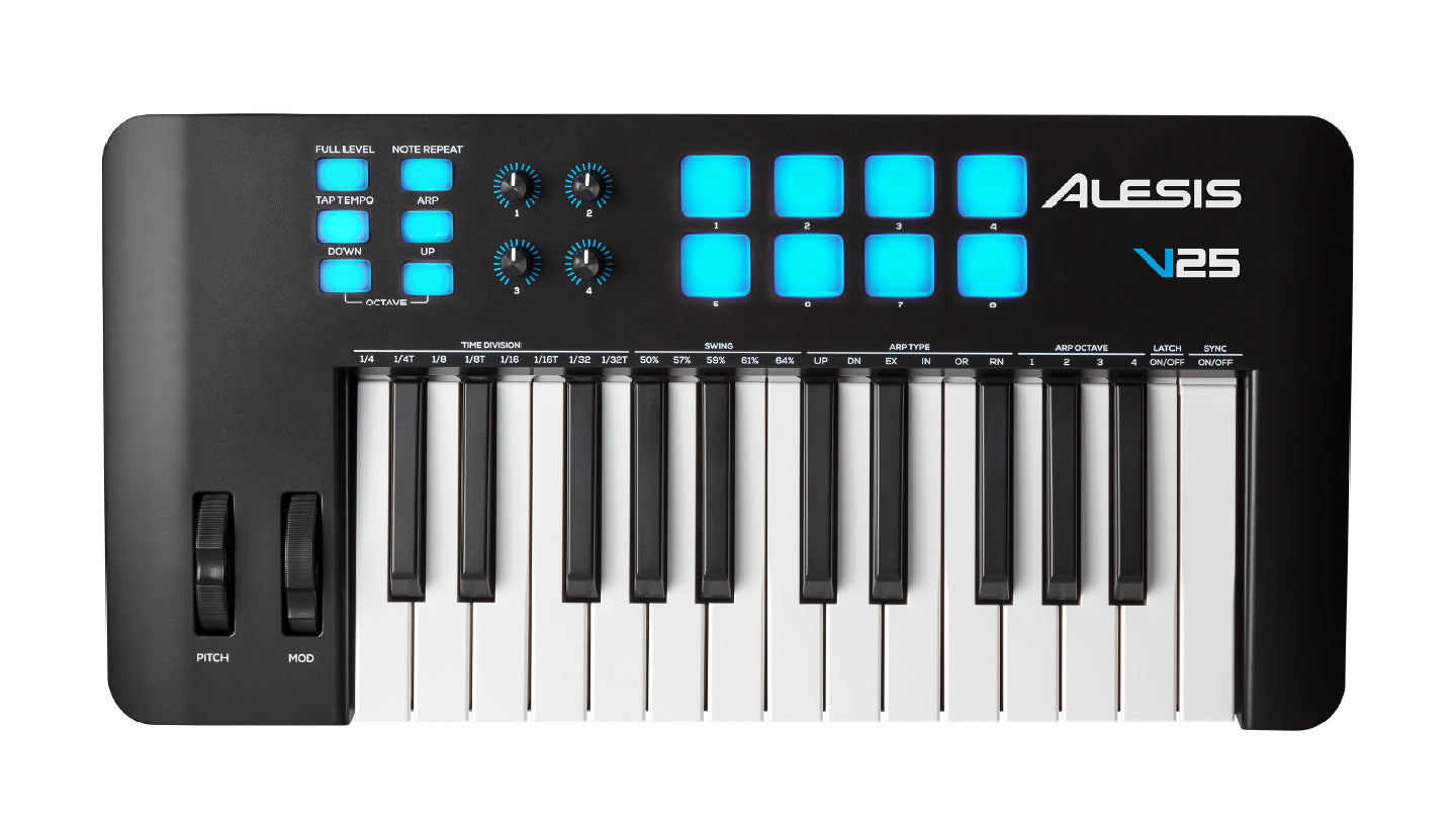 Alesis V25 MKII Controllore a tastiera USB-MIDI a 25 tasti