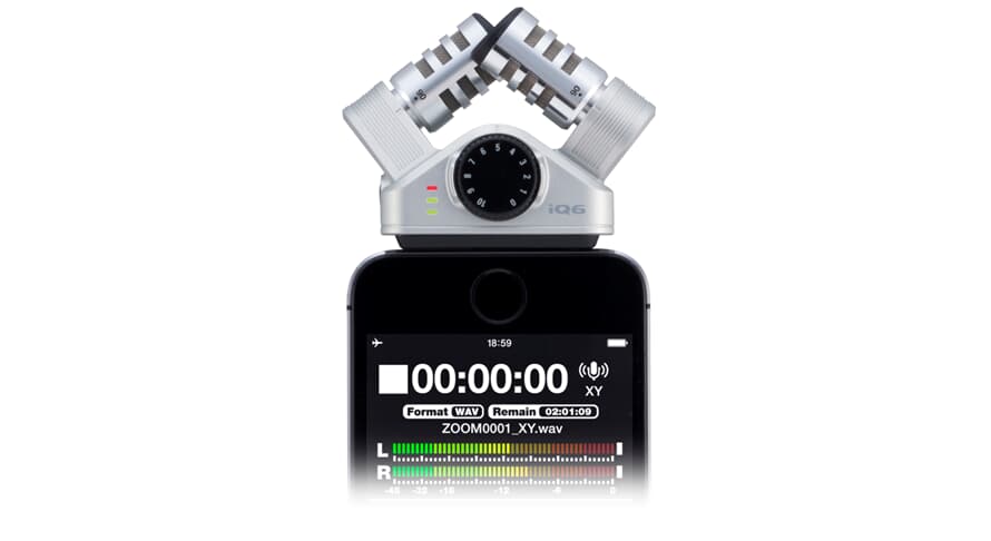 Zoom iQ6 XY Microfono stereo XY per iPhone e iPad