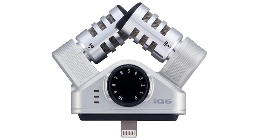Zoom iQ6 XY Microfono stereo XY per iPhone e iPad