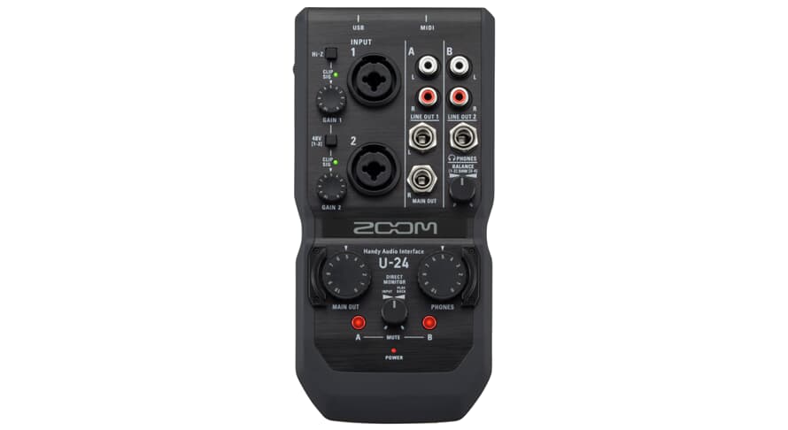 Zoom U-24 Interfaccia audio pratica