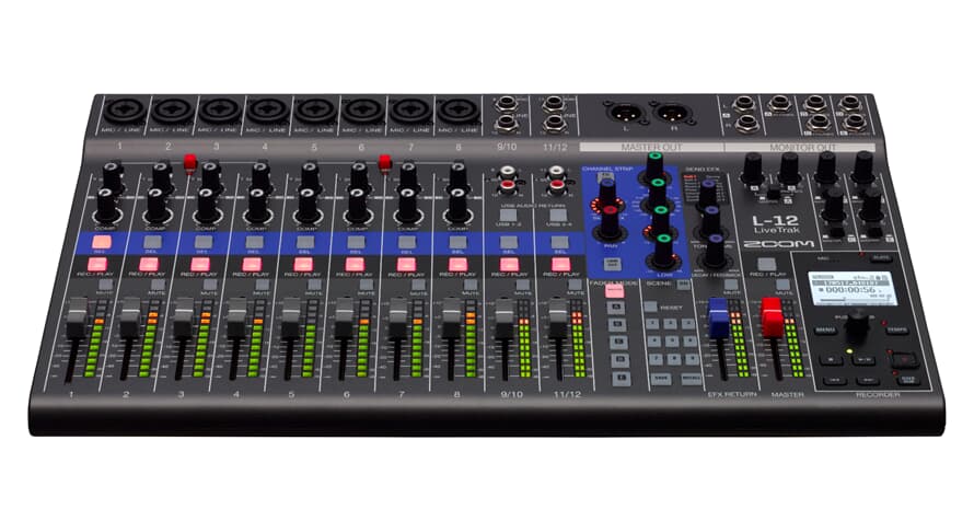 Zoom L-12 LiveTrak Digital Mixer