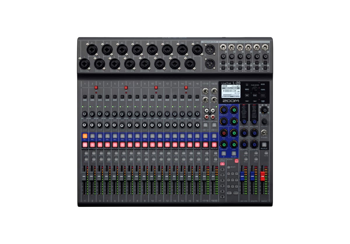 Zoom L-20 LiveTrak Digital Mixer & Recorder