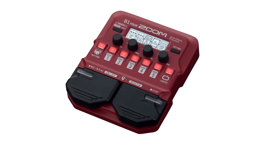Zoom B1 FOUR Pedale multieffetto per basso