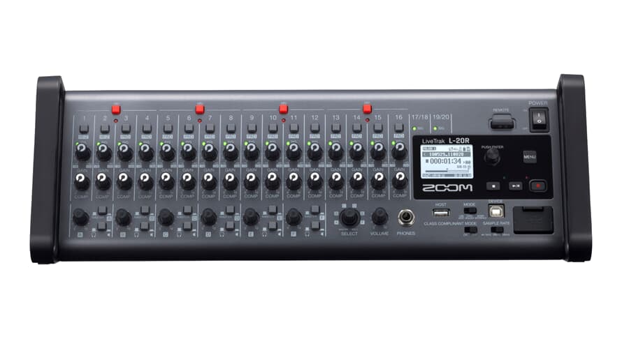 Zoom L-20R LiveTrak Mixer e registratore digitale