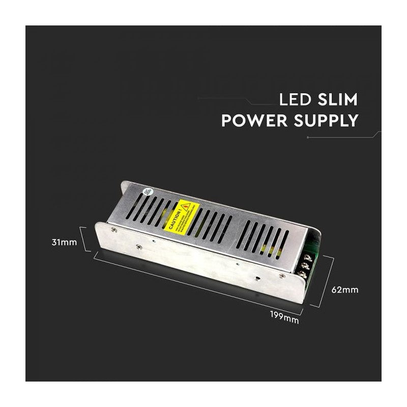 V-TAC Alimentatore in Metallo 100W DC 12V 8,5A IP20 Dimmerabile