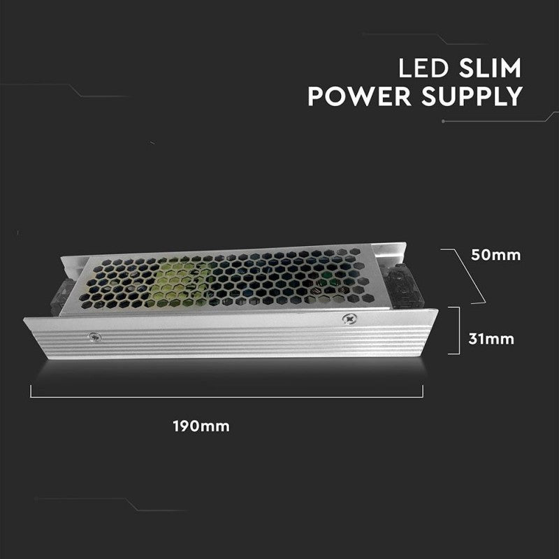 V-TAC Alimentatore in Metallo 120W 24V 5A con 1 Uscita IP20