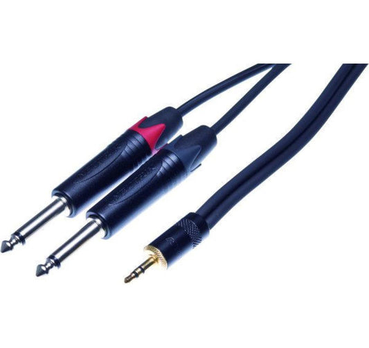 Contrik Cavo audio jack 3,5 mm - jack 6,3 mm / 10 m