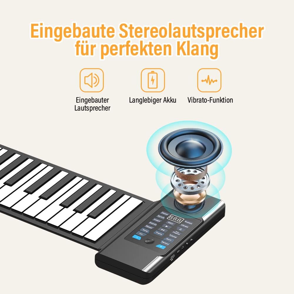 OYAYO Rollup Piano Keyboard 61 tasti Pianoforte a rullo