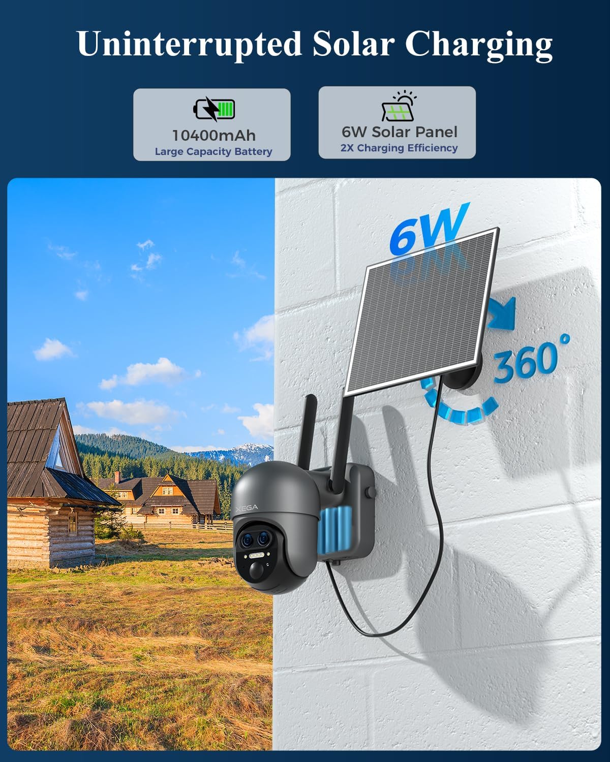 Xega 4G LTE 12X Zoom Ibrido Telecamera Esterno