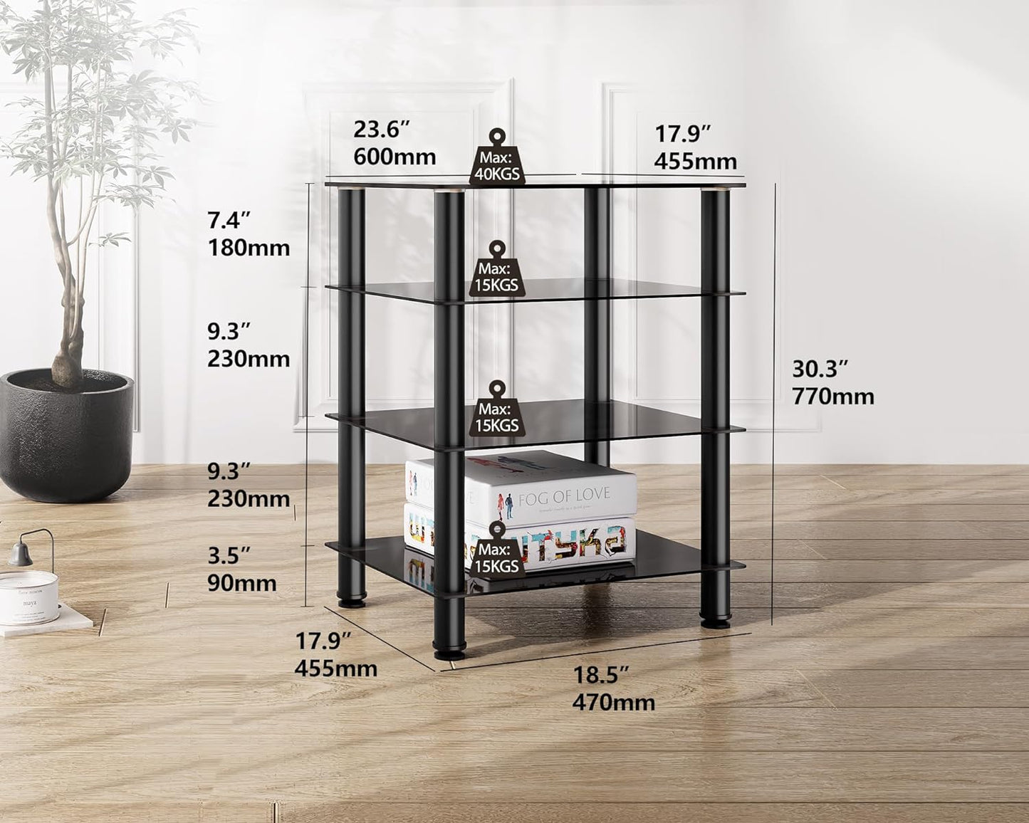FITUEYES TV Rack HiFi