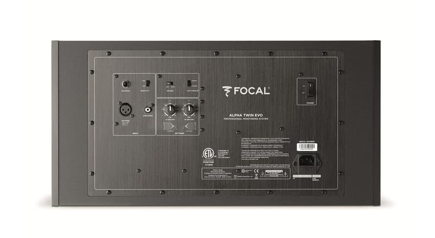 Focal Alpha Twin Evo Sistema di monitoraggio analogico