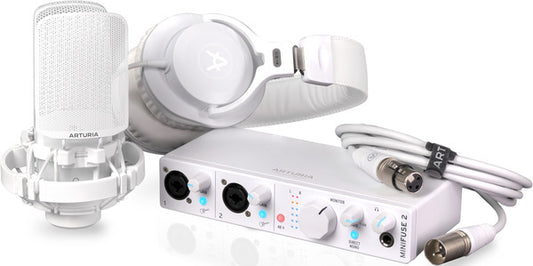 Arturia MiniFuse Recording Pack white