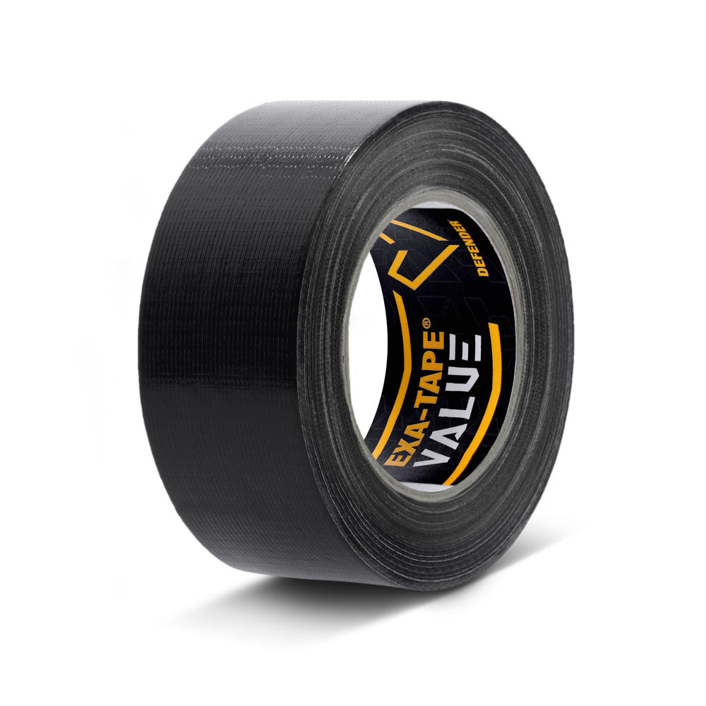 Difensore EXA-TAPE-VALUE B 50 Nastro in tessuto, nero, lucido, 50 mm x 50 m