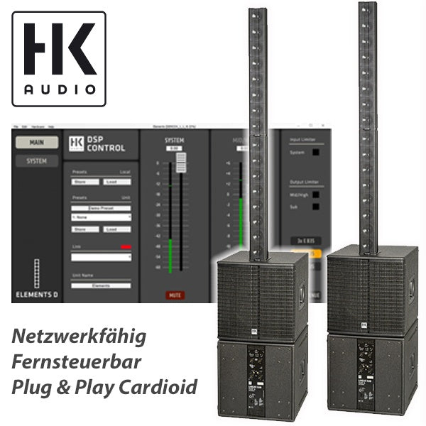 Sistema singolo 'Cardioide' HK AUDIO Elements
