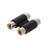 Adam Hall Connectors 4 STAR K4ATRF2RF2 - Adattatore doppio 2 x RCA femmina auf 2 x RCA femmina