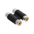 Adam Hall Connectors 4 STAR K4ATRF2RF2 - Adattatore doppio 2 x RCA femmina auf 2 x RCA femmina