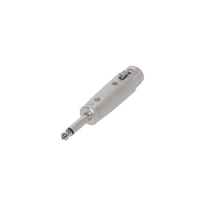 Adam Hall Connectors KAXF3JM2 - Adattatore da XLR femmina a jack TS da 6,3 mm