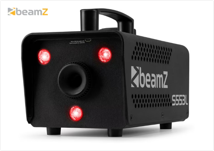 Macchina nebbiogena BeamZ S553L Set per Halloween
