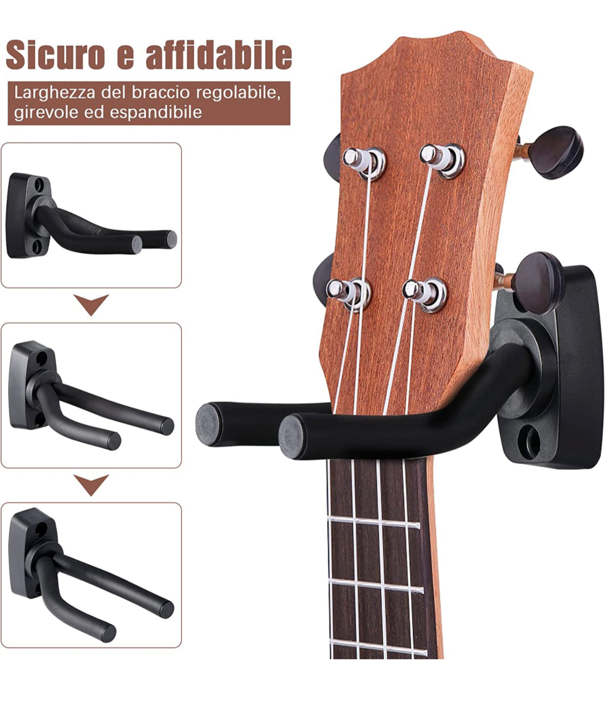 Gancio / Supporto a Muro per chitarra