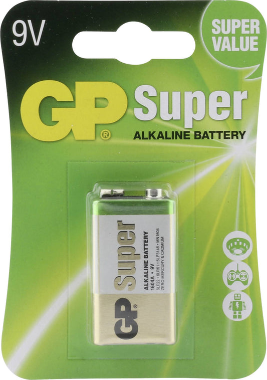 GP Batterie GP1604A / 6LR61 9 V / PP3 Batteria alcalino-manganese 9 V 1 pz.