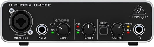 Behringer UMC22 Interfaccia USB Scheda Audio