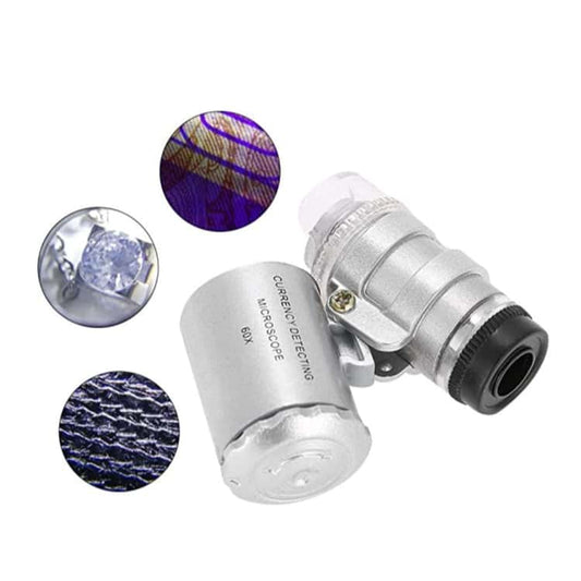 Mini Microscopio Tascabile 60x con Astuccio