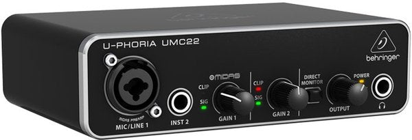 Behringer UMC22 Interfaccia USB Scheda Audio