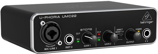 Behringer UMC22 Interfaccia USB Scheda Audio