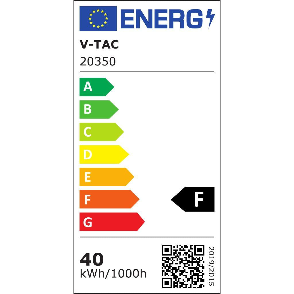 V-TAC PRO Plafoniera LED Chip Samsung Prismatica 40W 120LM/W 120cm 3000K IP20