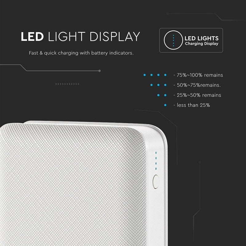 Power Bank 20.000 mAh Colore Bianco