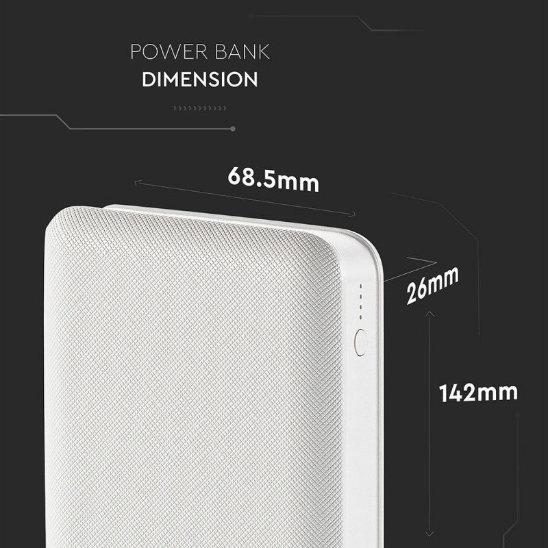 Power Bank 20.000 mAh Colore Bianco