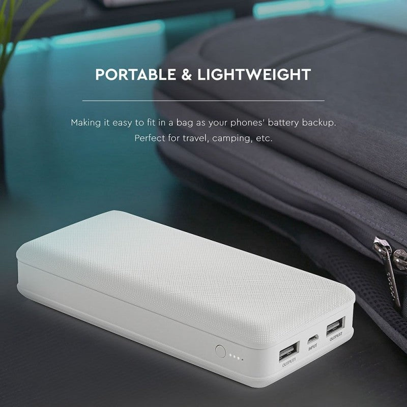 Power Bank 20.000 mAh Colore Bianco