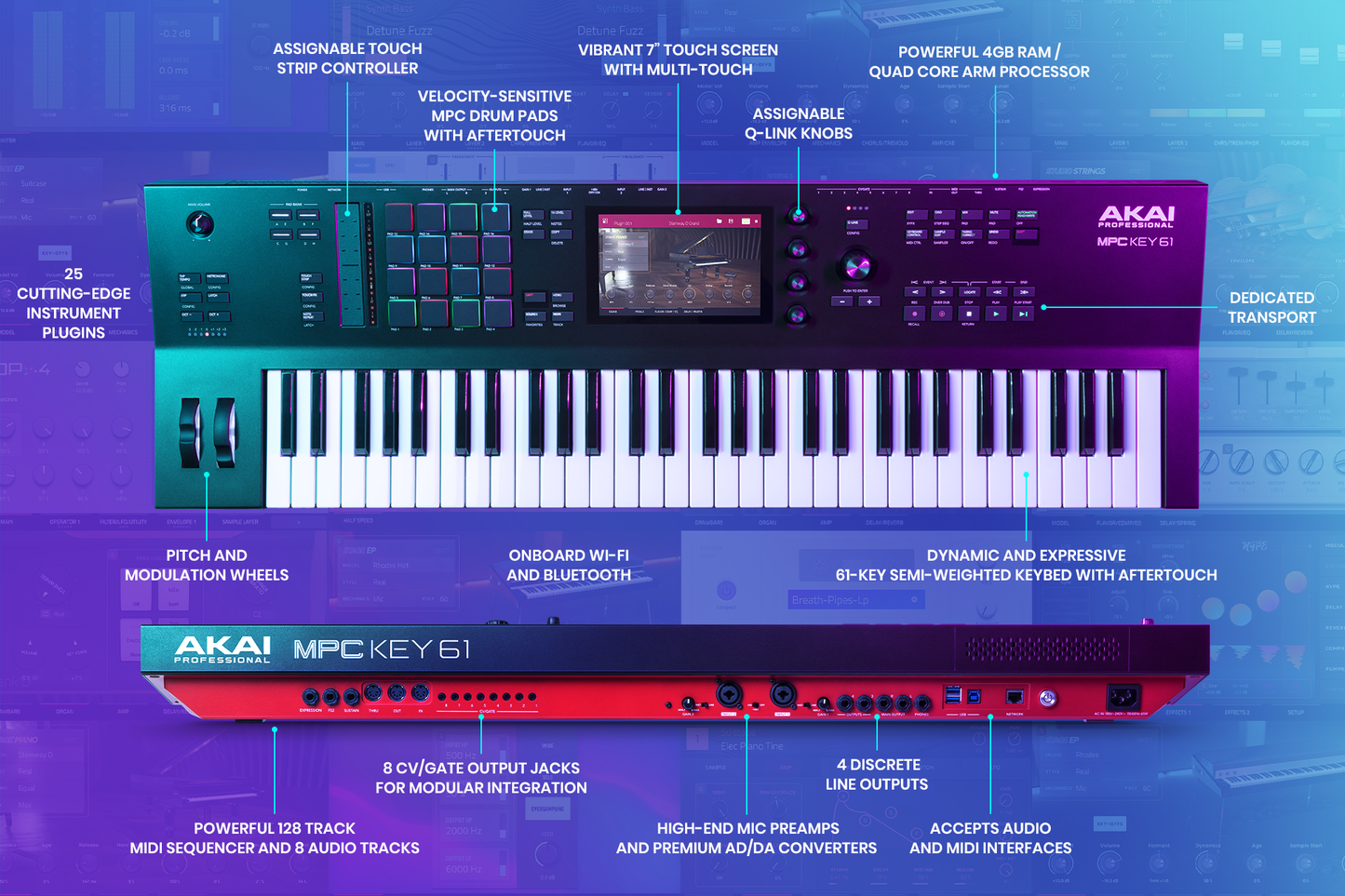 AKAI Tastiera MPC KEY 61