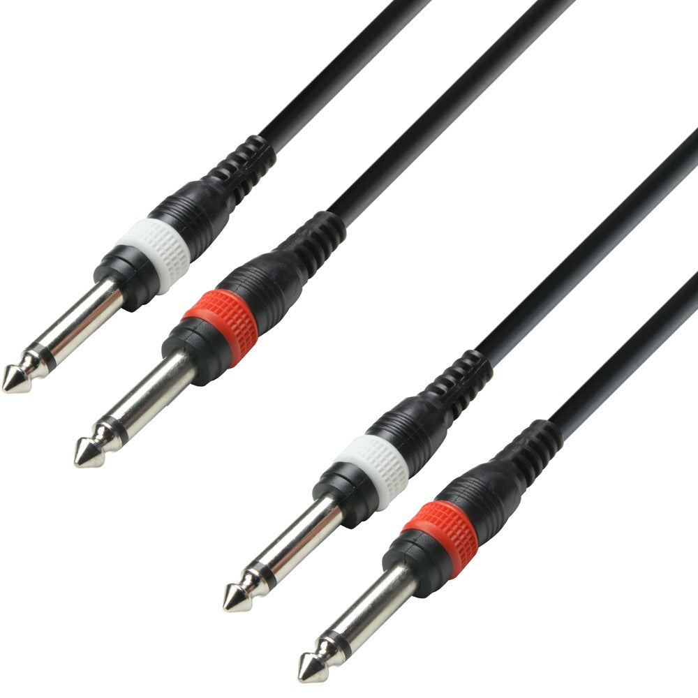 Adam Hall - Cavo audio Jack 6.3mm to jack 6.3mm STEREO - 3m