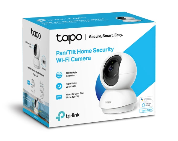 Tapo C200 Hot Telecamera di sorveglianza Pan/Tilt Wi-Fi con Storage Micro SD