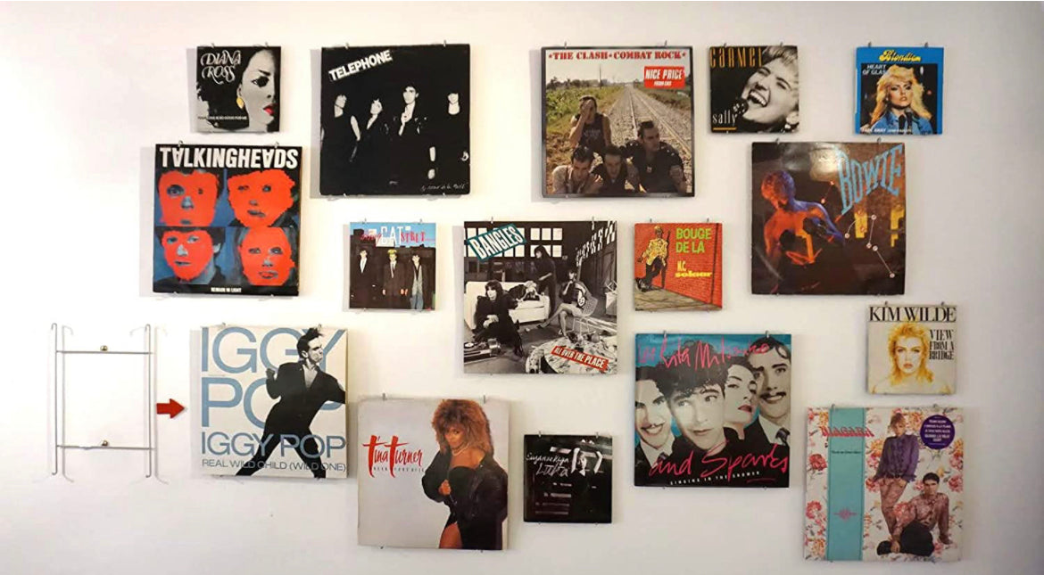 Vinyl-Waller - 8 cornici/supporto per i vinili