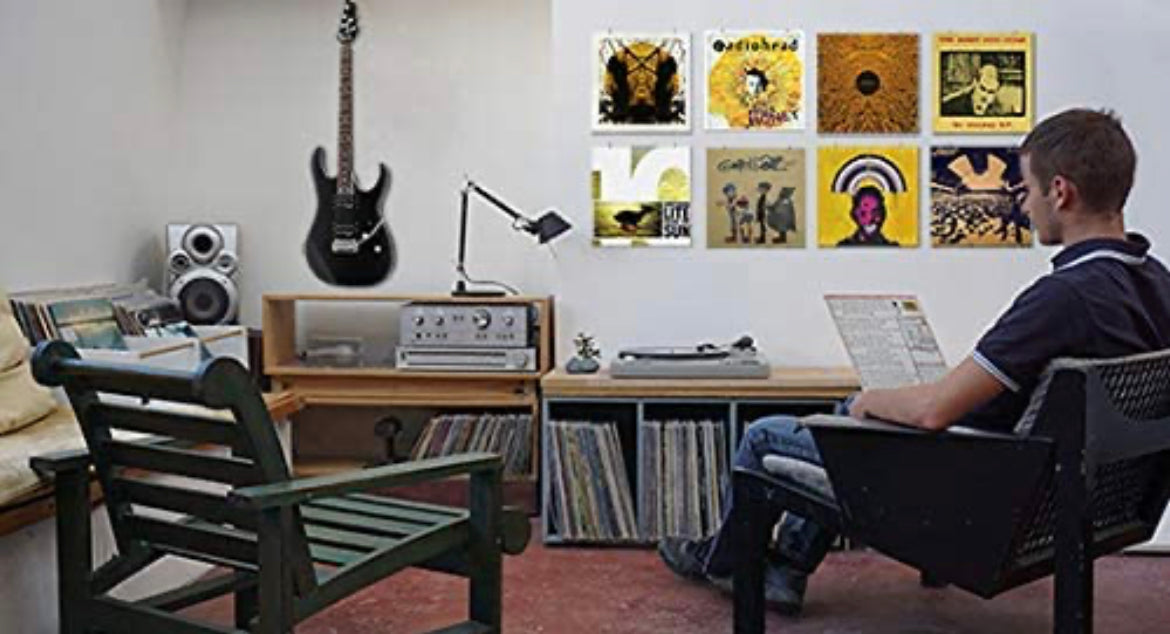 Vinyl-Waller - 8 cornici/supporto per i vinili